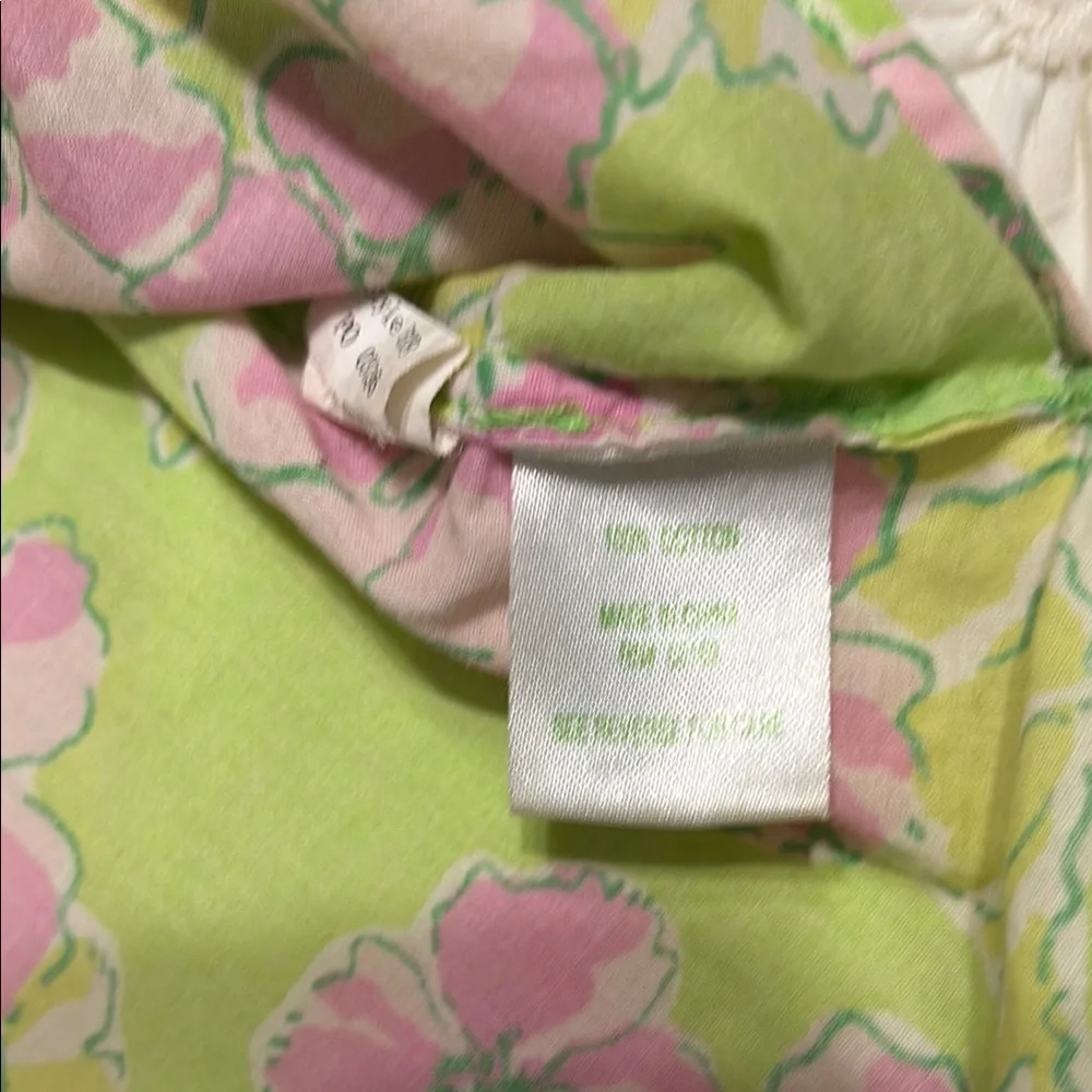 Lilly Pulitzer Green Floral Tunic - XS - Picture 11 of 13